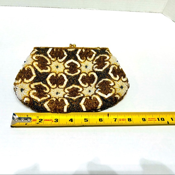 Vintage Unique Frame Bag Antique 30s 40s 50s inspired - Picture 7 of 15